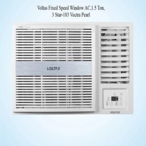 Voltas Fixed Speed Window AC1.5 Ton3 Star 183 Vectra Pearl